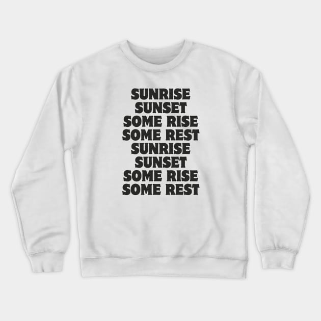 Sunrise, sunset Crewneck Sweatshirt by TheCosmicTradingPost